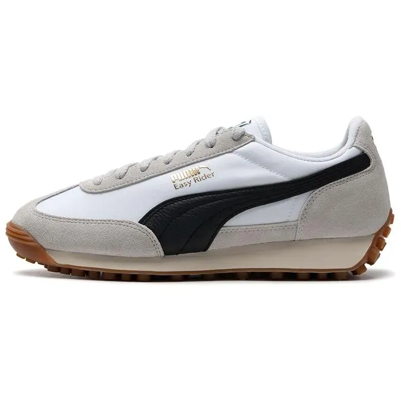 PUMA Easy Rider Slip Resistant Low Top Running Shoes Unisex Gray White Black