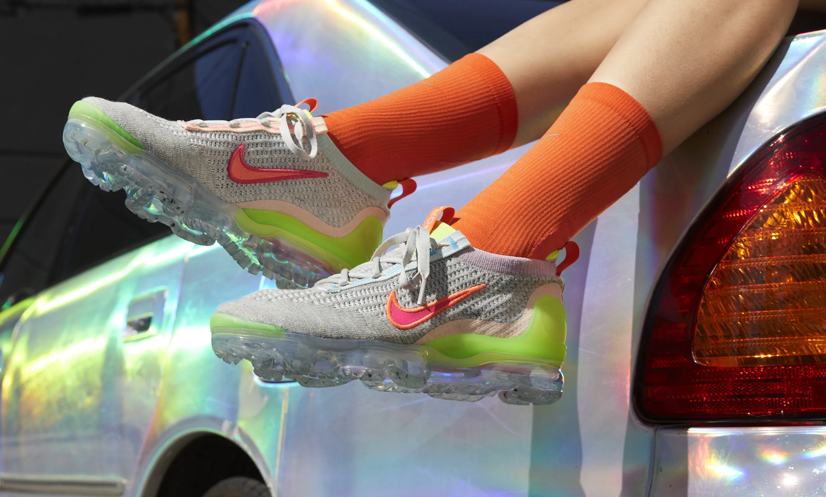 Air Vapor Max Wmns Air Vapor Max 2021 Flyknit Neon фото