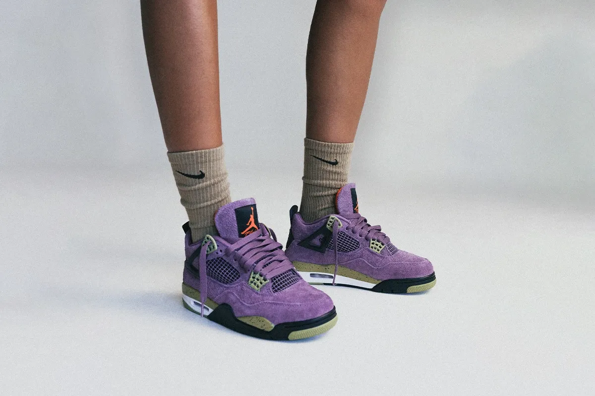 Air Jordan 4 Canyon Purple фото