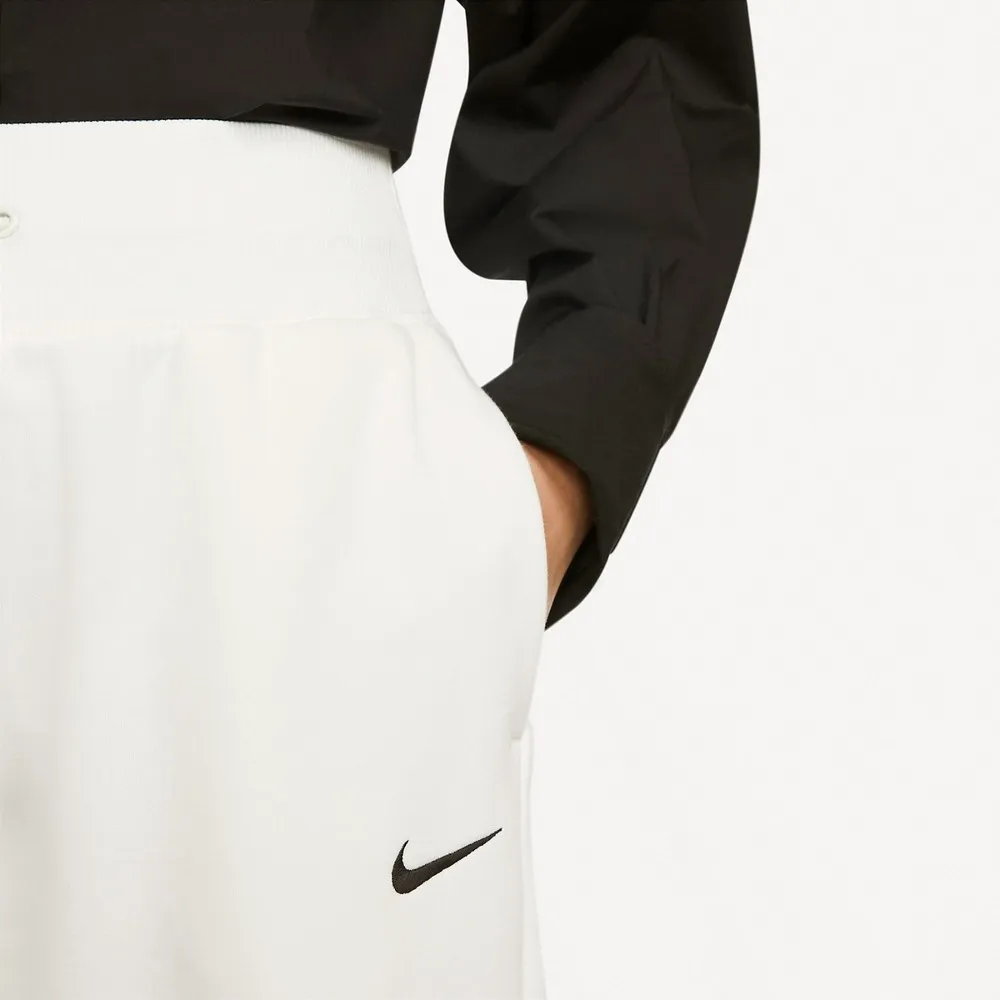 Phoenix Fleece High-Waisted Pants White фото