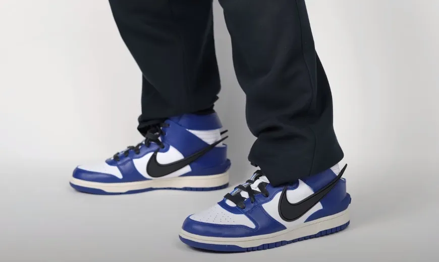 Dunk High X Ambush Deep Royal фото