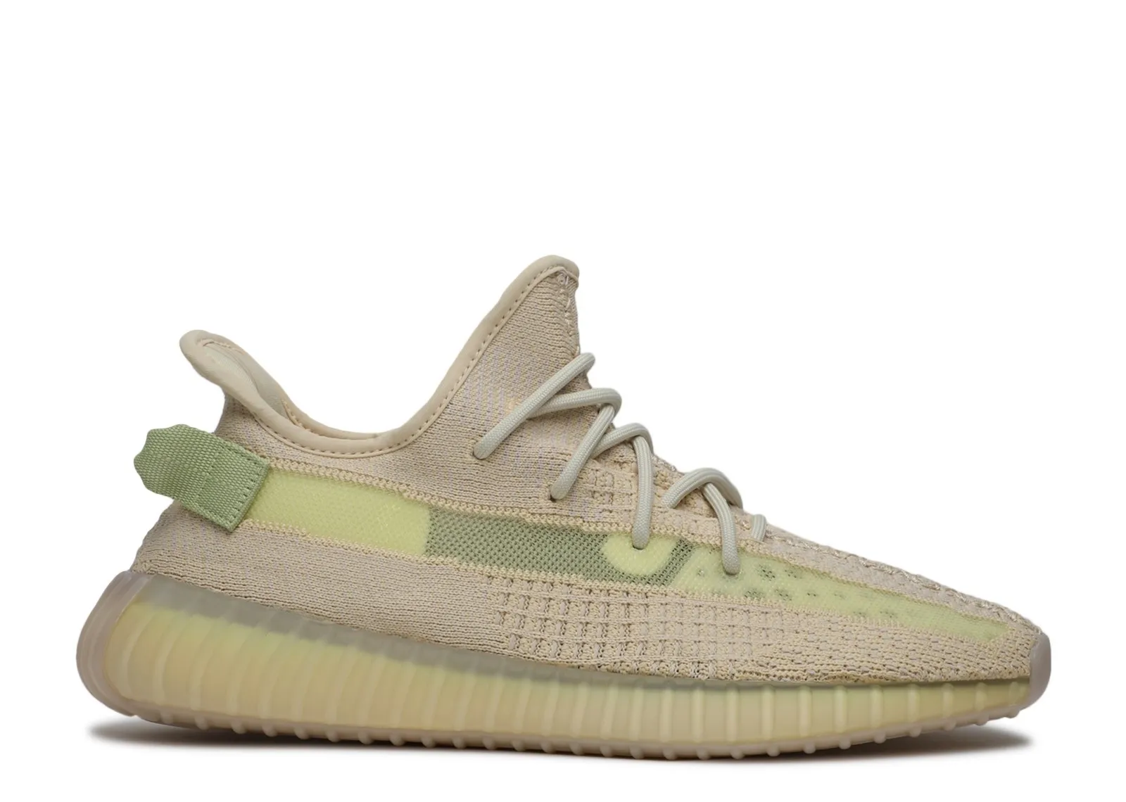 Низкие кроссовки Adidas Yeezy Boost 350 V2 Flax (2020) (Бежевый) Мужской