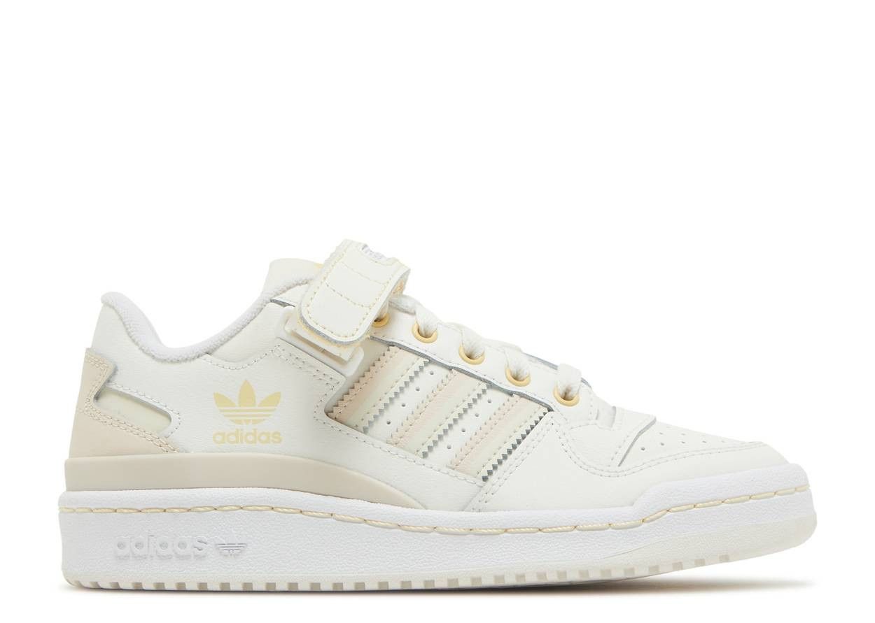 Кроссовки Adidas Forum Low Premium White Halo Ivory (Белый) Женские