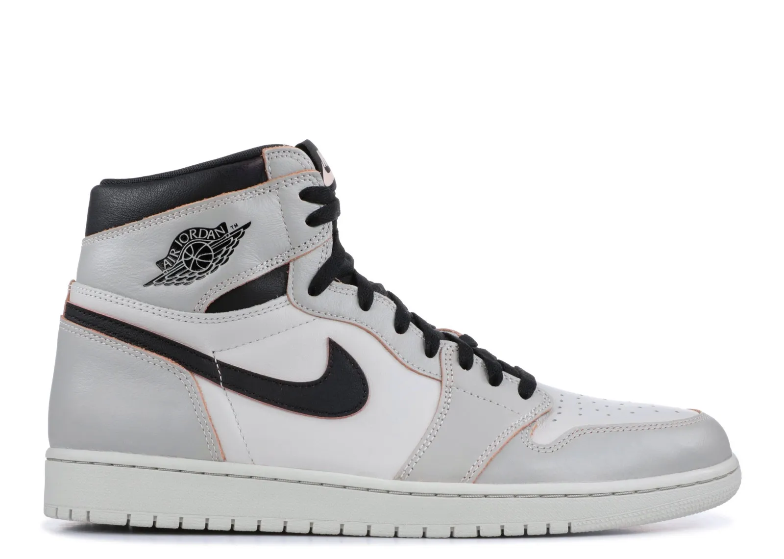 Высокие кроссовки Air Jordan 1 High Nike SB AJ I 1 Retro High OG 'NY to Paris' (2019) (Серый) Женский