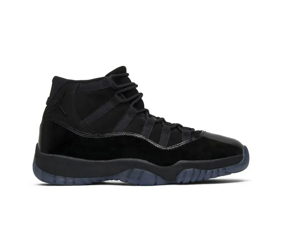 Высокие кроссовки Air Jordan 11 Nike AJ XI 11 'Cap and Gown' (Prom Night) 2018 (Чёрный) Мужской