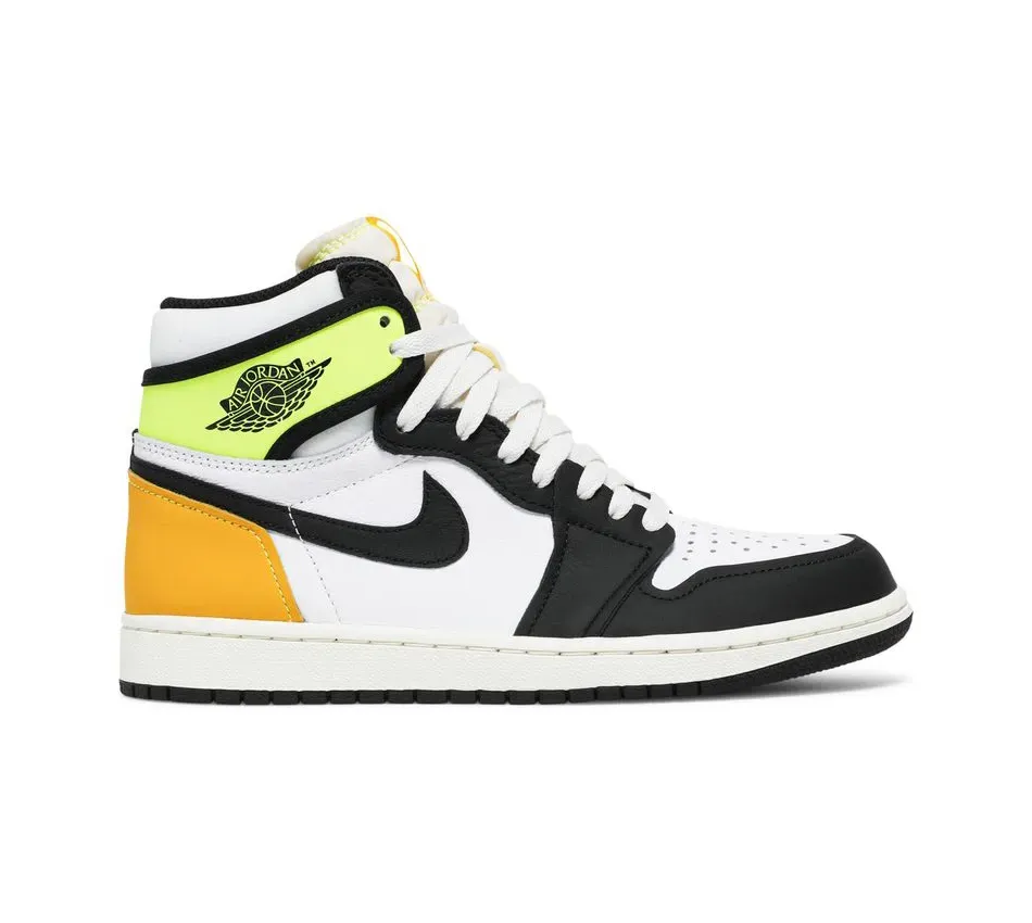 Высокие кроссовки Air Jordan 1 High Volt University Gold (2021) (Разноцветный) Мужской