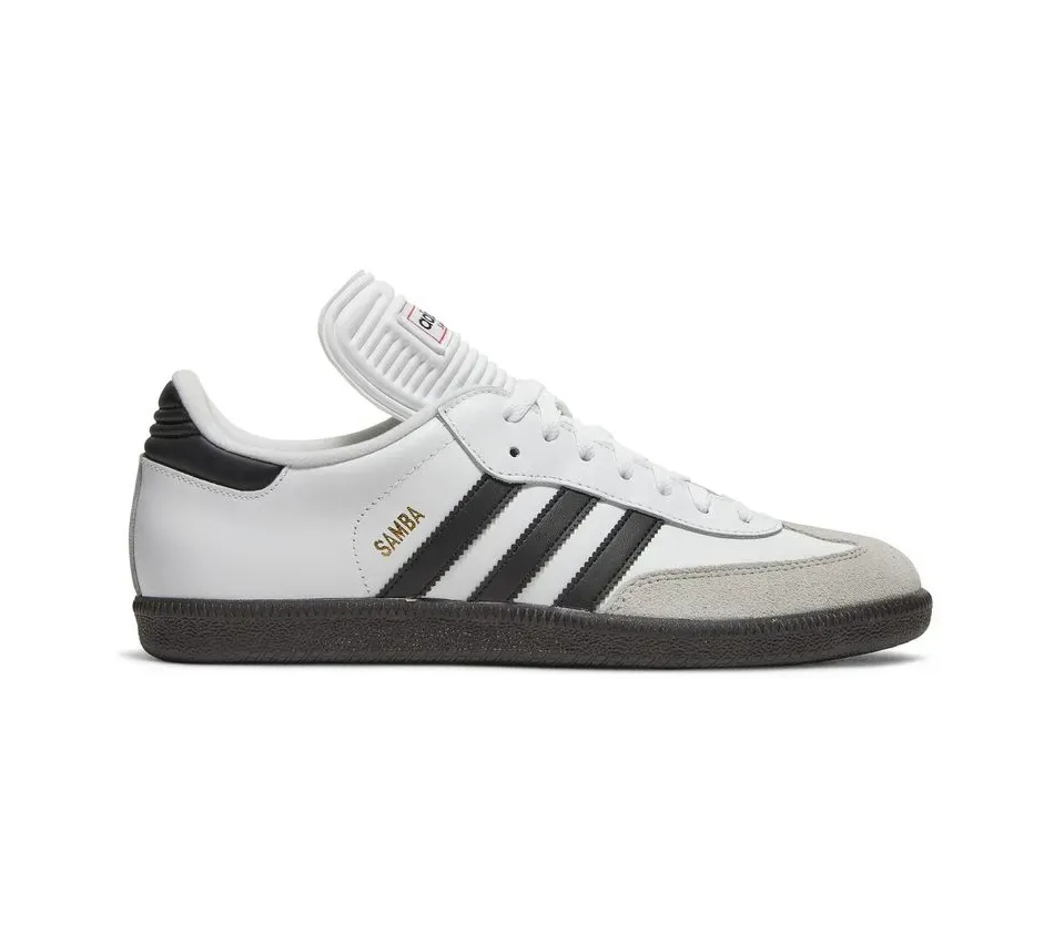 Низкие кроссовки Adidas Samba Classic "White/Black" (Белый) Унисекс