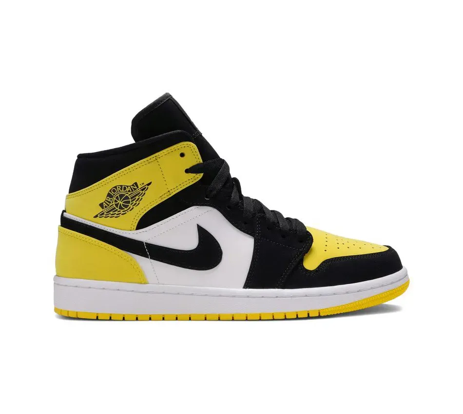 Высокие кроссовки Air Jordan 1 Mid SE Yellow Toe (Разноцветный) Мужской