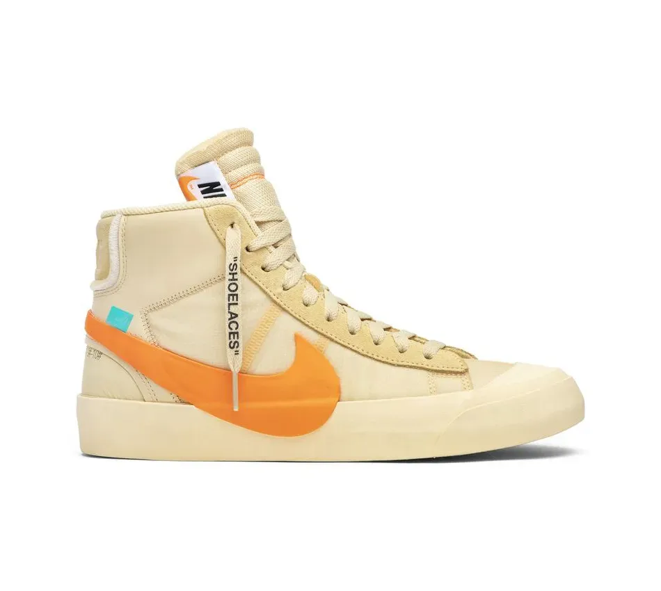 Кроссовки Nike X Off-White Blazer Mid 'All Hallows Eve' (2018) (Оранжевый) Унисекс