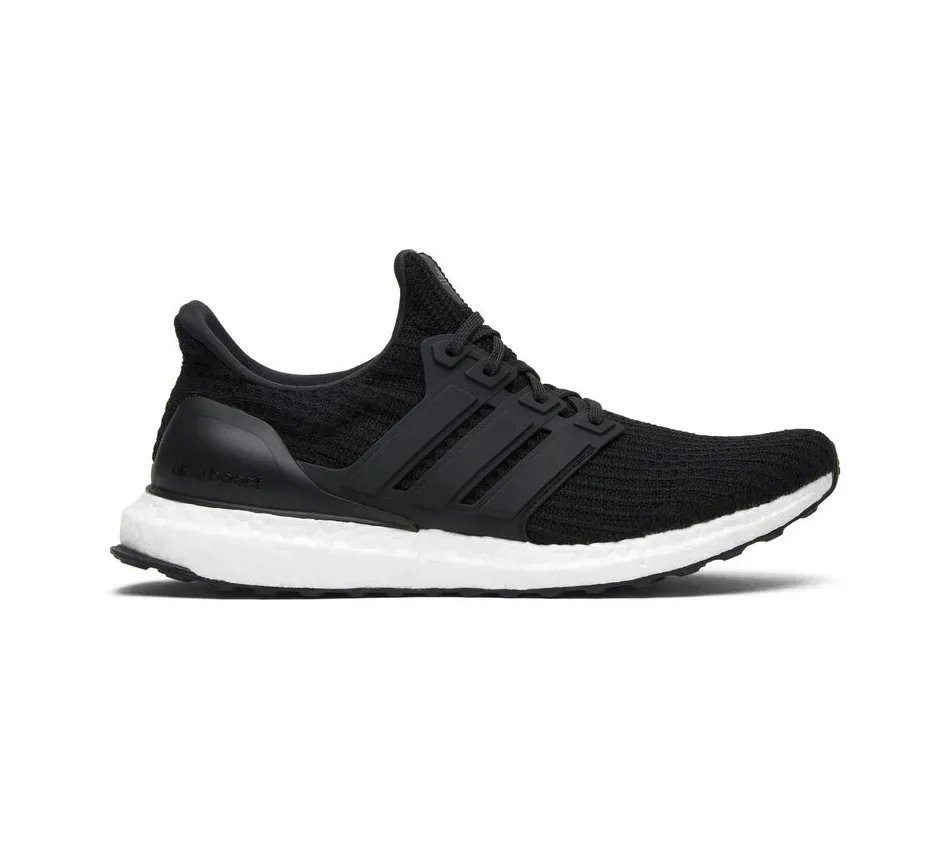 Низкие кроссовки Adidas Ultra Boost 4.0 Core Black (Чёрный) Унисекс