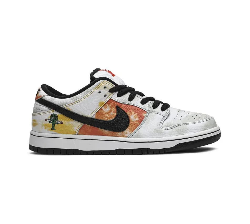 Низкие кроссовки Nike Dunk Low SB 'Tie-Dye Raygun' White (2019) (Разноцветный) Мужской