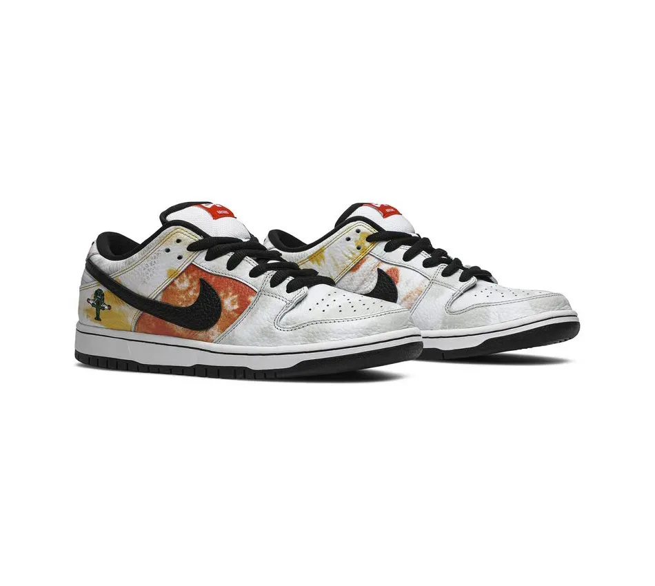 Dunk Low SB  'Tie-Dye Raygun' White (2019) фото