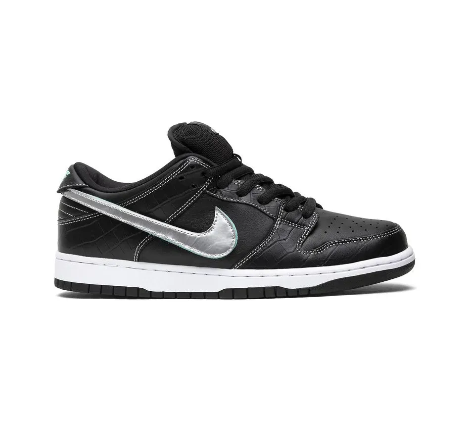 Кроссовки Nike Dunk Low Diamond Supply Co X Dunk Low Pro SB Black Diamond () Унисекс