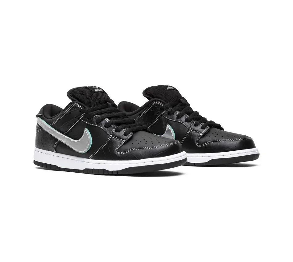 Dunk Low Diamond Supply Co X Dunk Low Pro SB Black Diamond фото