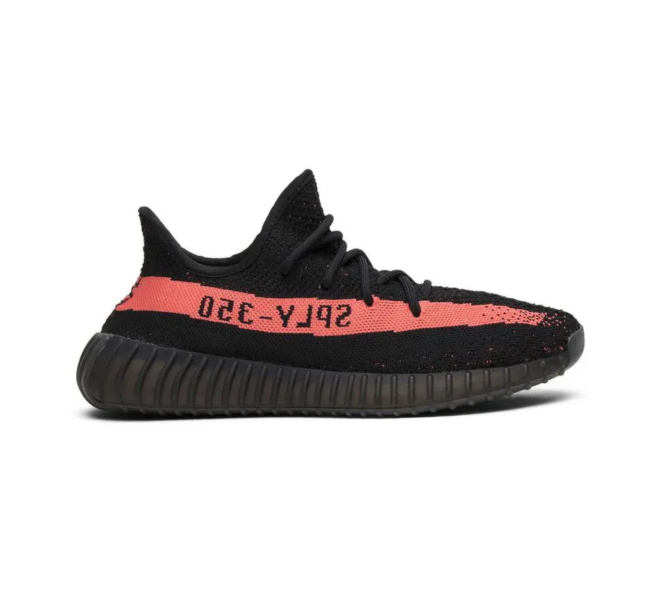Низкие кроссовки Adidas Yeezy Boost 350 V2 Red (2016) (Чёрный) Мужской