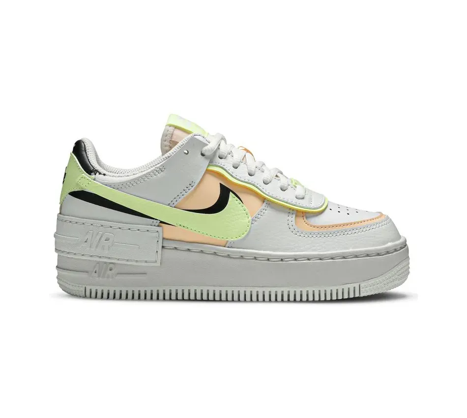 Кроссовки Nike Air Force 1 Low 1 Shadow White Crimson Tint (Женский)