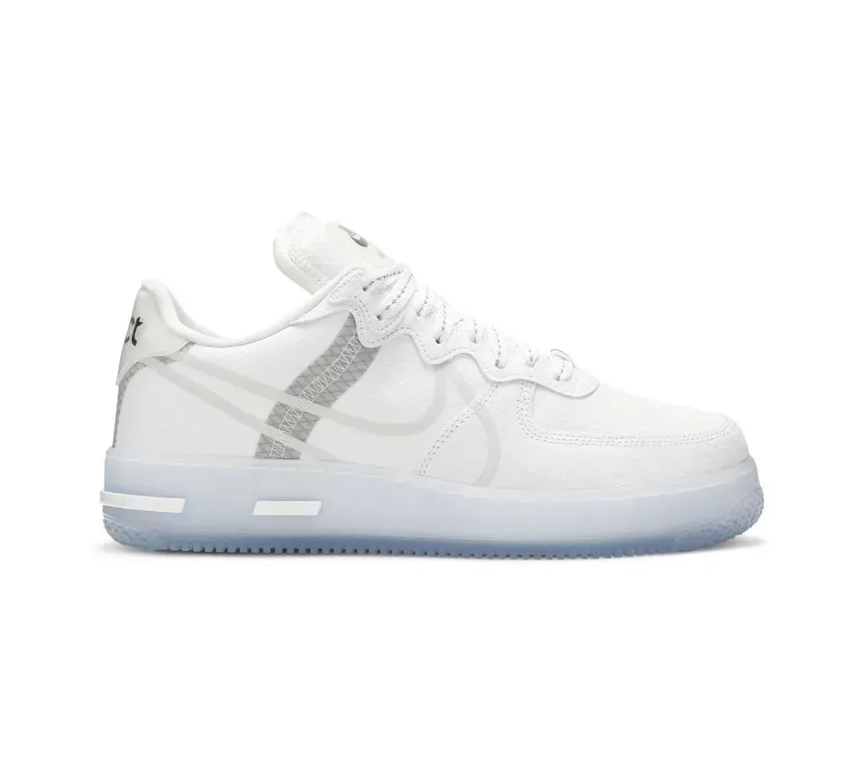 Низкие кроссовки Nike Air Force 1 Low 1 React 'White Ice' (2020) (Белый) Унисекс