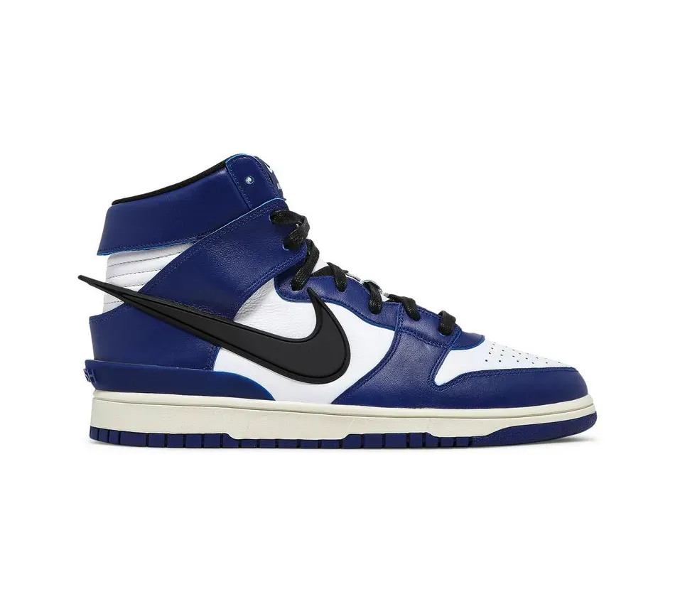 Высокие кроссовки Nike Dunk High X Ambush Deep Royal (Синий) Унисекс