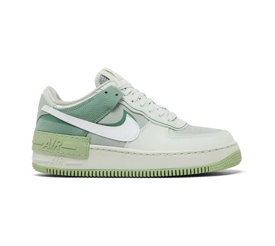 Кроссовки Nike Air Force 1 Low 1 Shadow Spruce Aura White (Женский)