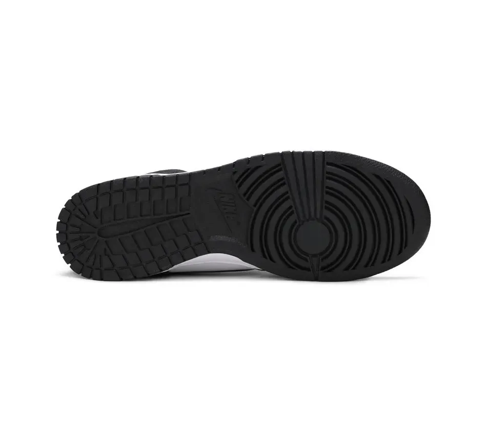 Dunk High Black White фото