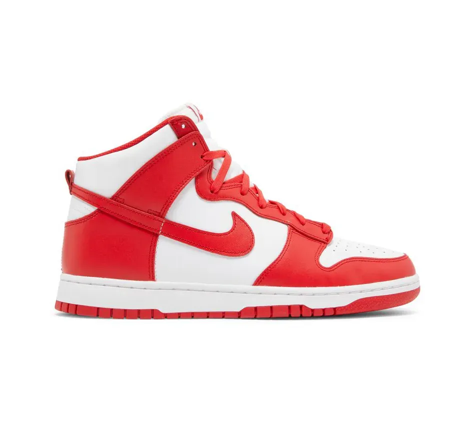 Высокие кроссовки Nike Dunk High Championship Red (Красный) Унисекс