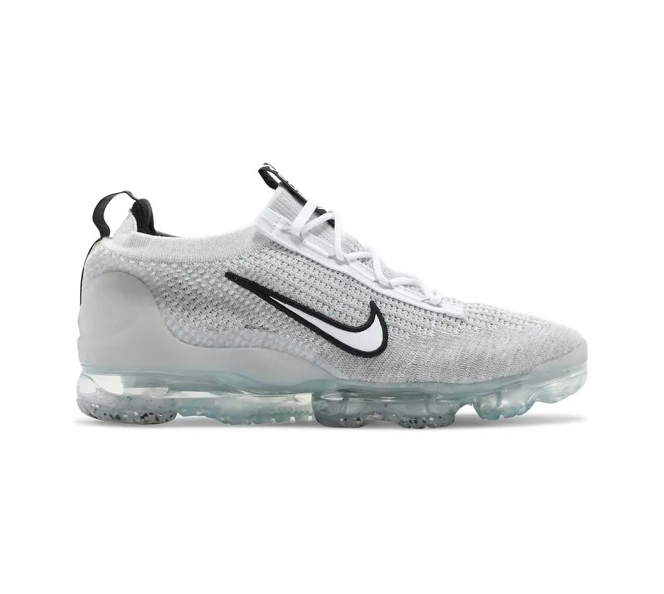 Низкие кроссовки Nike Air Vapor Max Air VaporMax Flyknit 2021 Monochrome (Белый) Унисекс