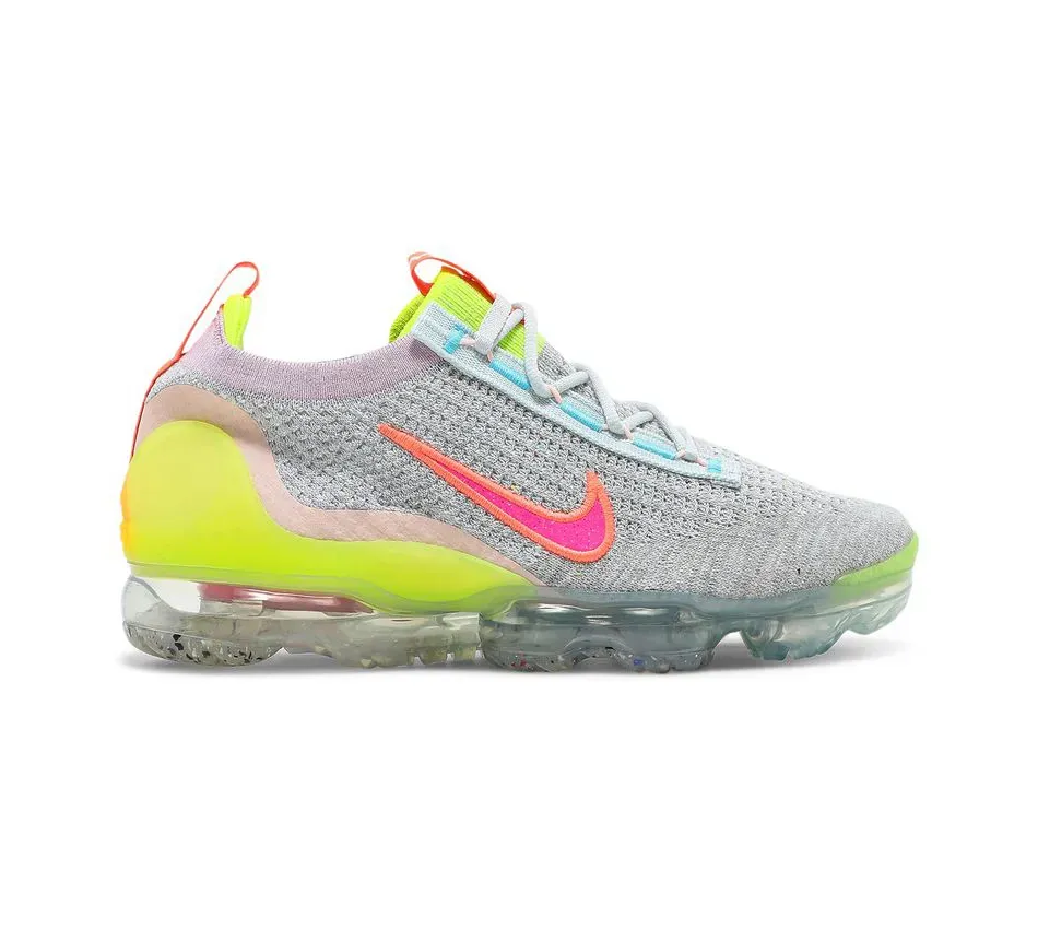 Высокие кроссовки Nike Air Vapor Max Wmns Air Vapor Max 2021 Flyknit Neon (Разноцветный) Женский