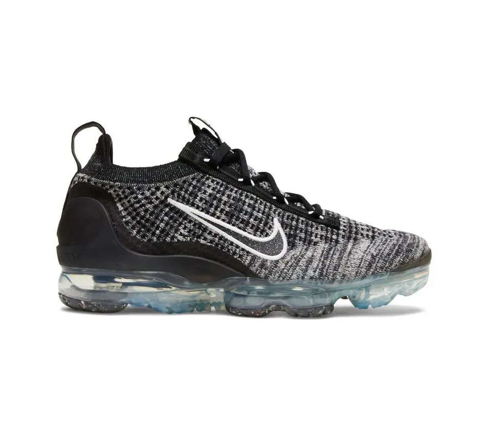 Низкие кроссовки Nike Air Vapor Max Wmns Air Vapor Max 2021 Flyknit Oreo (Серый) Женский
