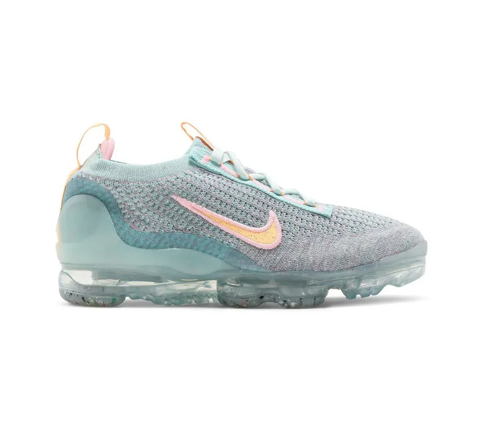 Низкие кроссовки Nike Air Vapor Max 2021 Flyknit Light Dew (Серый) Женский