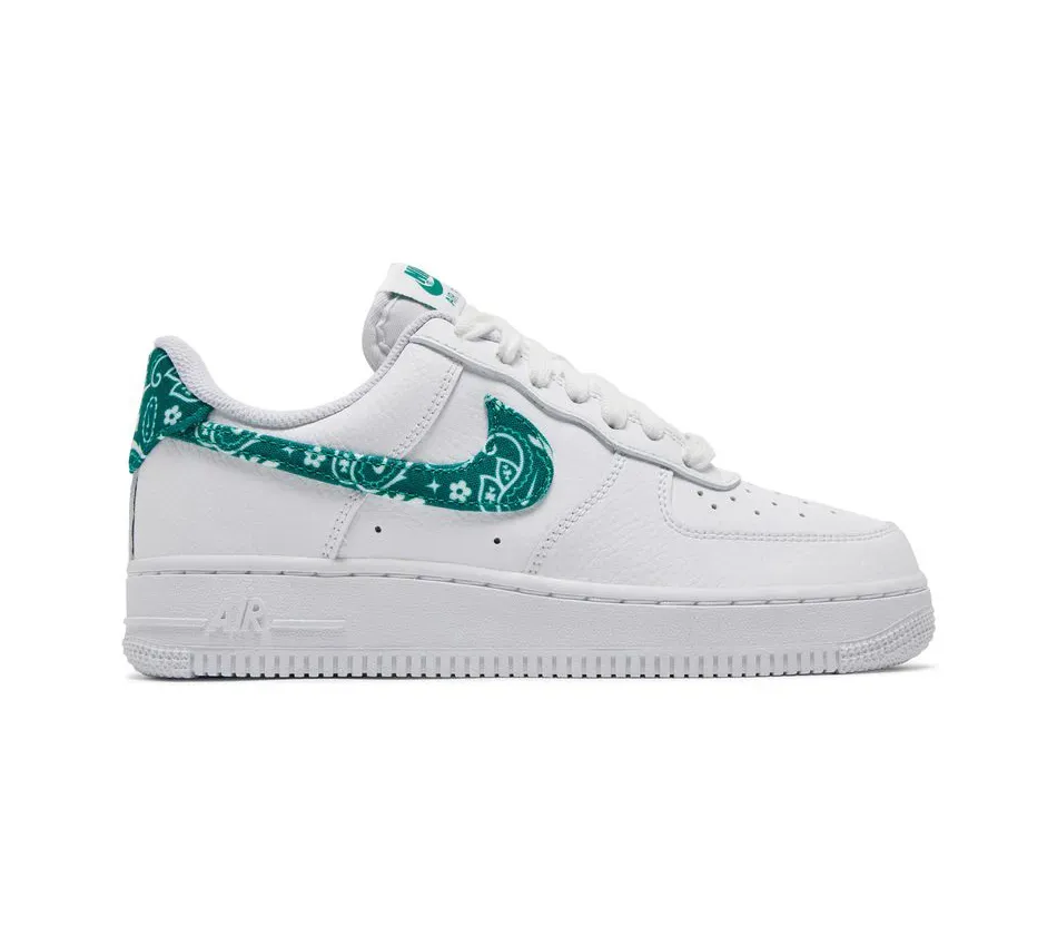 Низкие кроссовки Nike Air Force 1 Low Essentials Green Paisley (Белый) Унисекс Низкие кроссовки Nike Air Force 1 Low Essentials Green Paisley (Белый) Унисекс