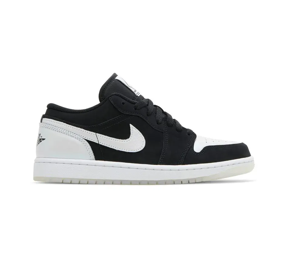 Низкие кроссовки Air Jordan 1 Low Diamond (Черный) Унисекс