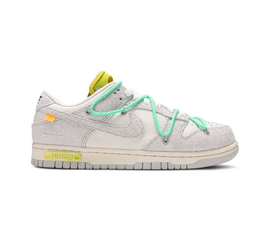 Кроссовки Nike Off White X Dunk Low Lot 14 Of 50 (Серый) Унисекс Кроссовки Nike Off White X Dunk Low Lot 14 Of 50 (Серый) Унисекс