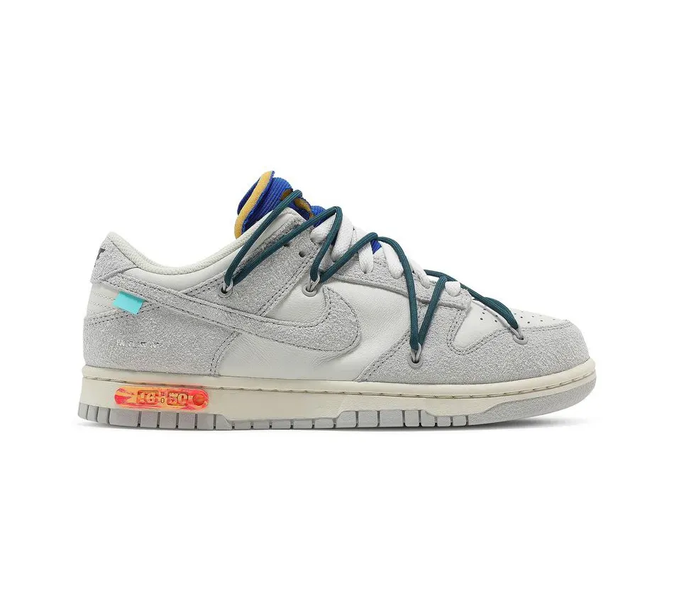Кроссовки Nike Off White X Dunk Low Lot 16 Of 50 (Серый) Унисекс Кроссовки Nike Off White X Dunk Low Lot 16 Of 50 (Серый) Унисекс