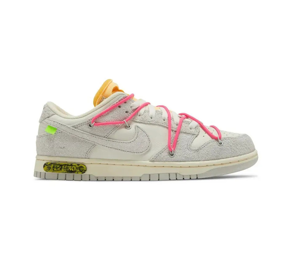 Кроссовки Nike Off White X Dunk Low Lot 17 Of 50 (Серый) Унисекс Кроссовки Nike Off White X Dunk Low Lot 17 Of 50 (Серый) Унисекс