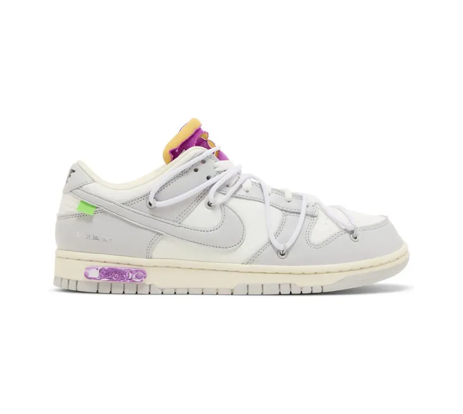 Кроссовки Nike Off White X Dunk Low Lot 3 Of 50 (Серый) Унисекс Кроссовки Nike Off White X Dunk Low Lot 3 Of 50 (Серый) Унисекс