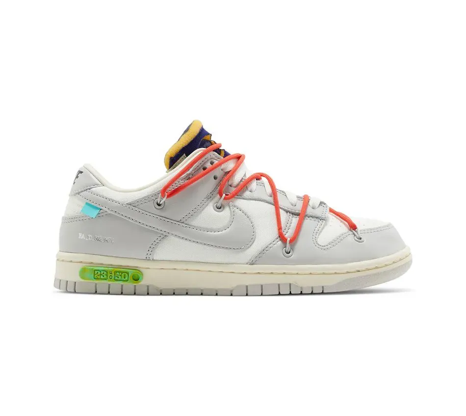 Кроссовки Nike Off White X Dunk Low Lot 23 Of 50 (Серый) Унисекс Кроссовки Nike Off White X Dunk Low Lot 23 Of 50 (Серый) Унисекс