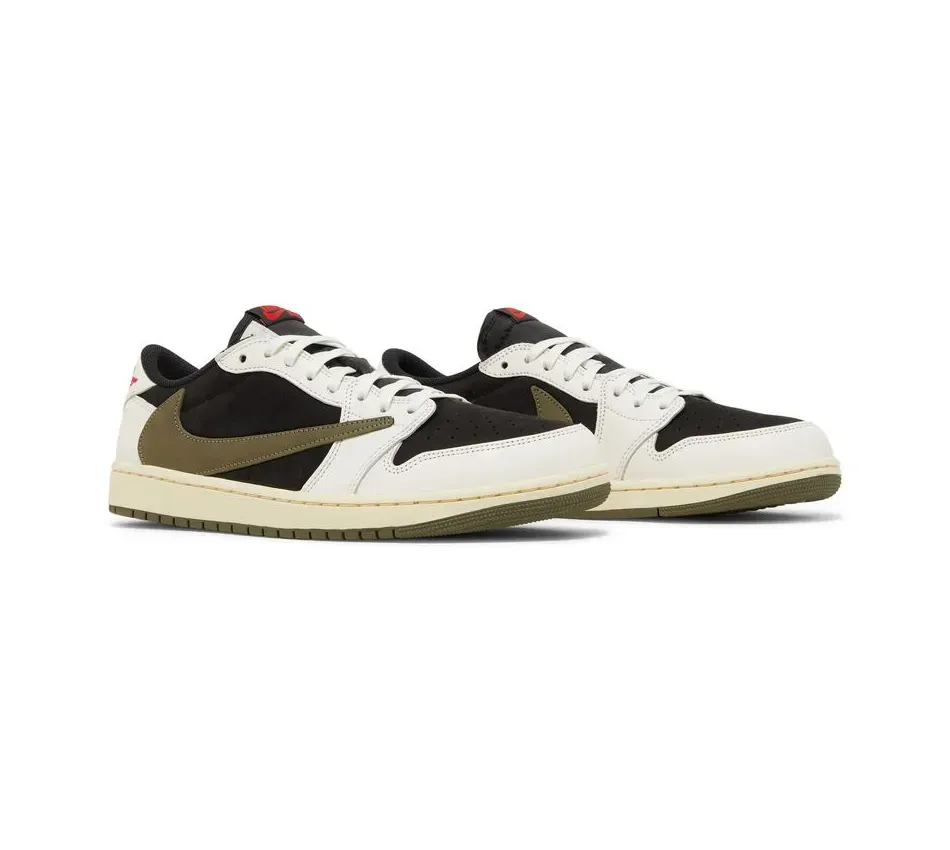 Air Jordan 1 Low Travis Scott OG Olive фото