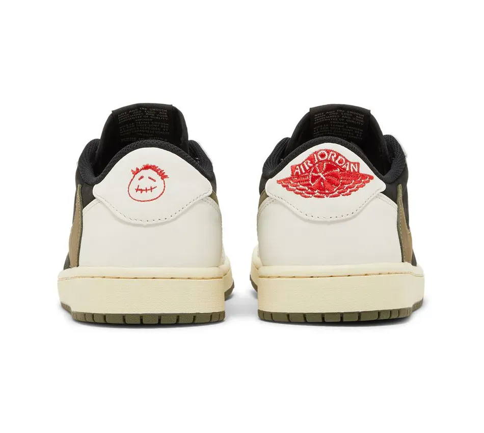 Air Jordan 1 Low Travis Scott OG Olive фото