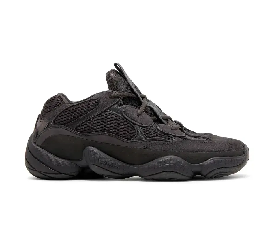 Низкие кроссовки Adidas Yeezy 500 Utility Black (Чёрный) Унисекс