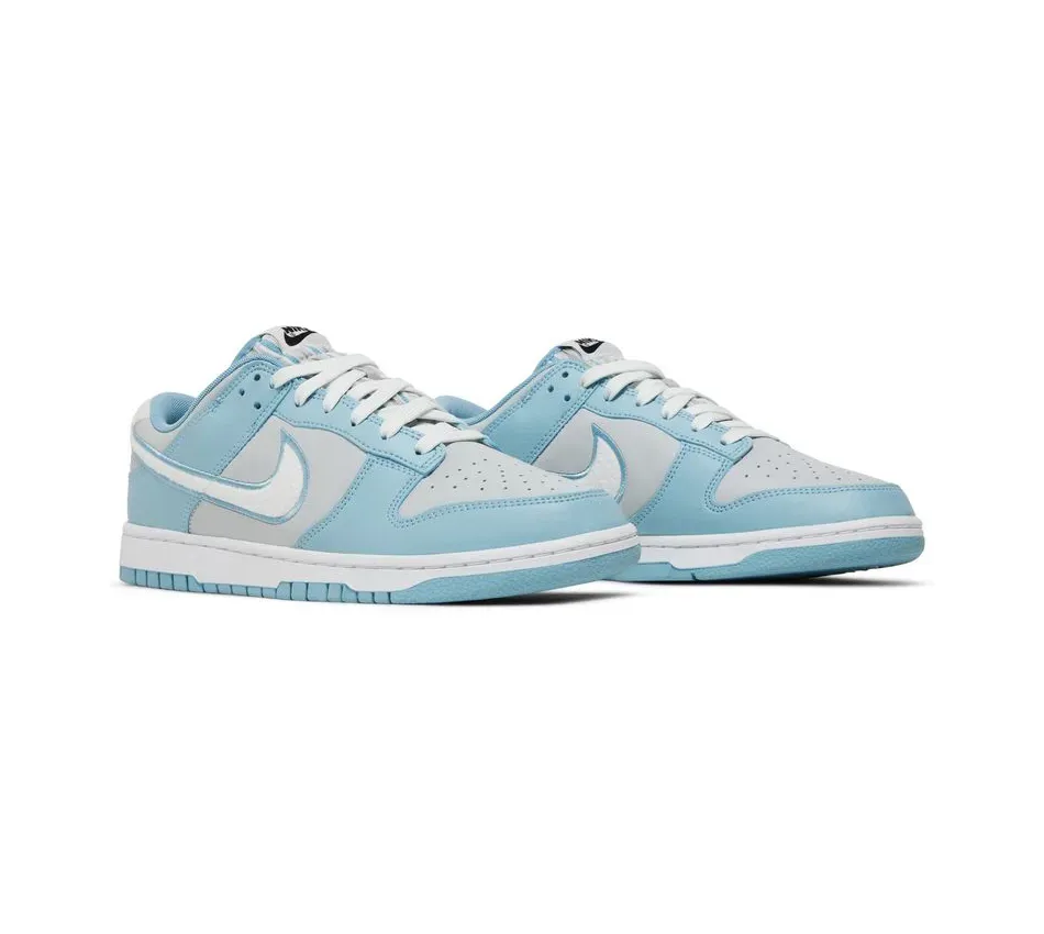 Dunk Low Fleece Swoosh-Light Blue фото
