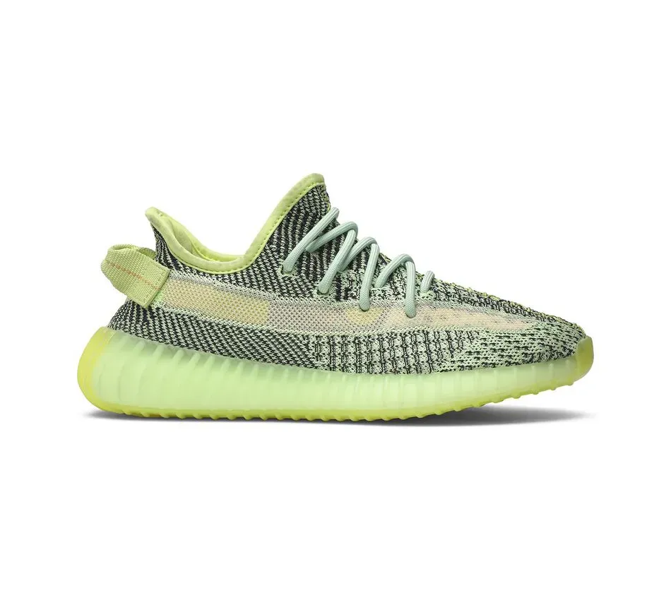 Низкие кроссовки Adidas Yeezy Boost 350 V2 Yeezreel (Reflective) (2019) (Зеленый) Унисекс