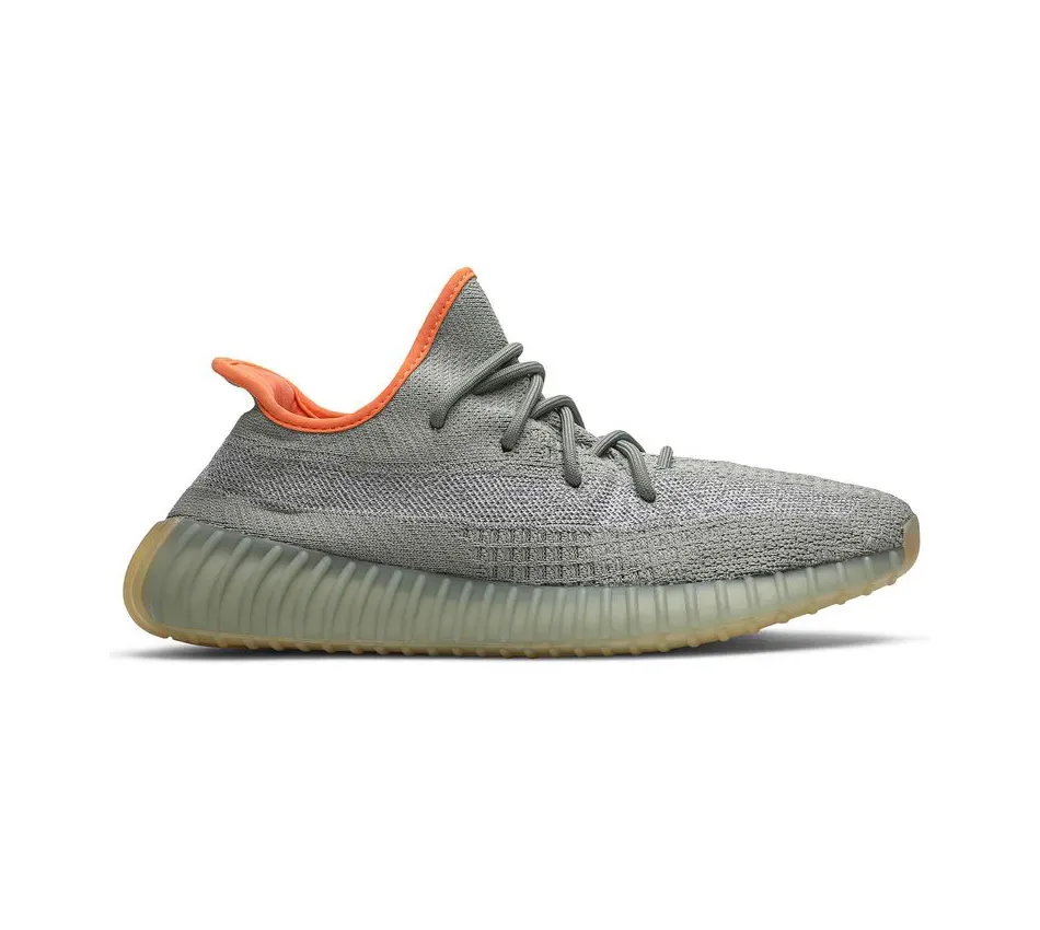 Низкие кроссовки Adidas Yeezy Boost 350 V2 Desert Sage (2020) (Серый) Унисекс