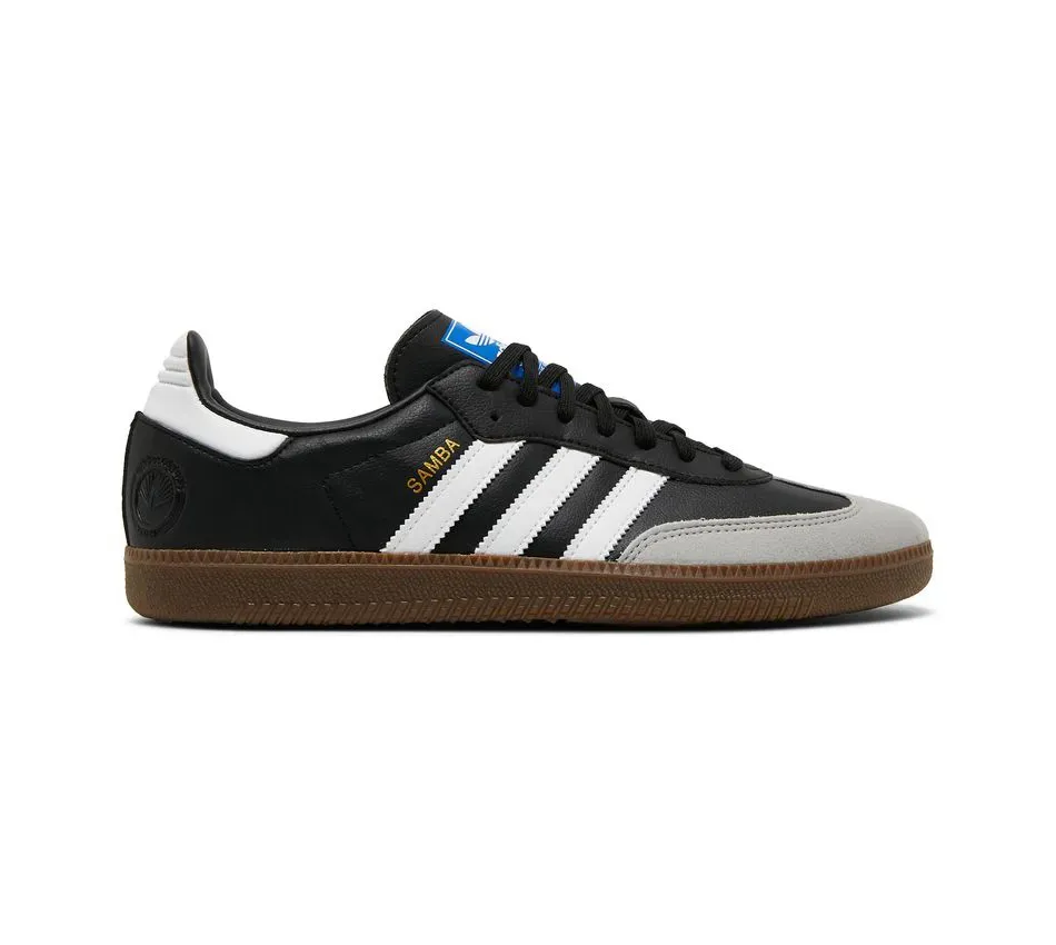 Кеды Adidas Samba Vegan Black (Чёрный) Унисекс