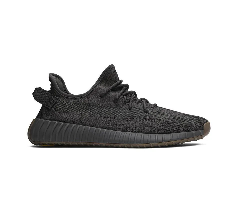 Низкие кроссовки Adidas Yeezy Boost 350 V2 Cinder Reflective (2020) (Чёрный) Унисекс