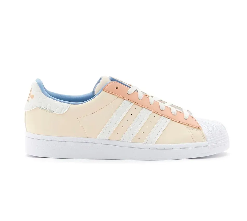 Низкие кроссовки Adidas Superstar Ecru Tint Ambient Sky (Оранжевый) Унисекс