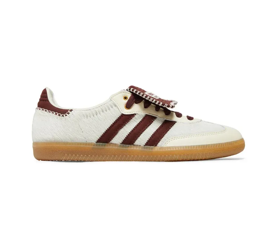 Низкие кроссовки Adidas Samba Wales Bonner x adidas Samba Pony ‘Cream White’ (Белый) Унисекс