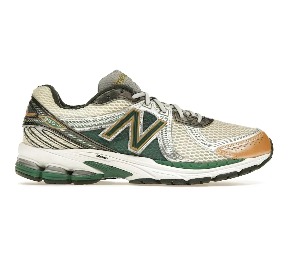 Низкие кроссовки New Balance 860V2 Aime Leon Dore Green (Зелёный) Унисекс