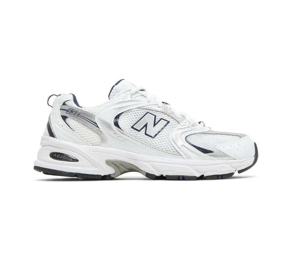 Низкие кроссовки New Balance 530 White Natural Indigo (Белый) Унисекс