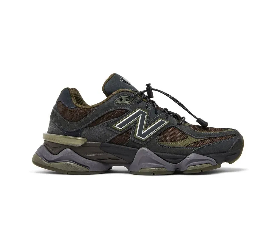 Кроссовки New Balance 9060 Blacktop Dark Moss (Чёрный) Унисекс