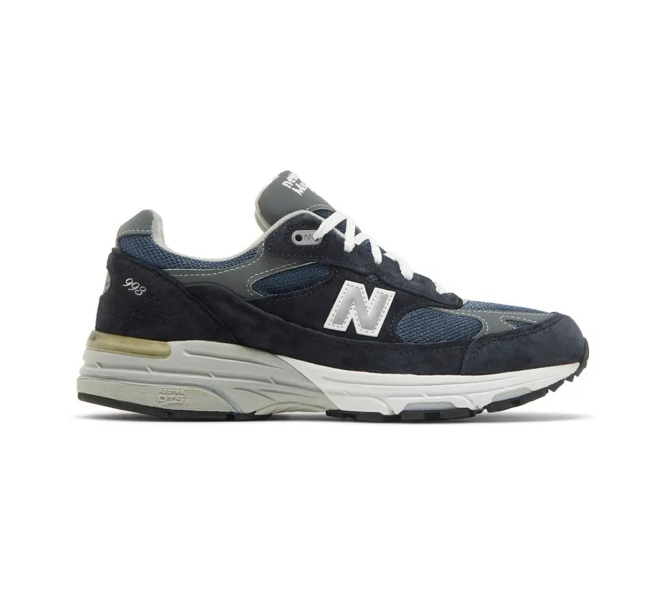 Низкие кроссовки New Balance 993 Made In USA Navy (Синий) Унисекс